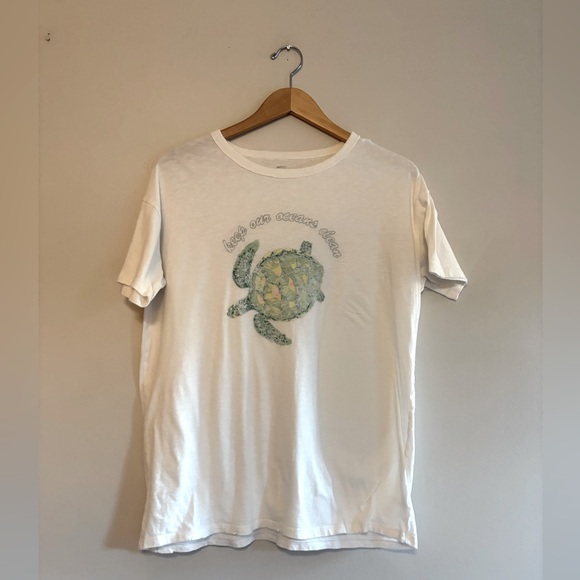 Aerie Women's Off White Oversized Graphic T-Shirt Size XS. - Picture 1 of 7